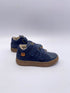 Naturino albus nappa suede klittenband blauw